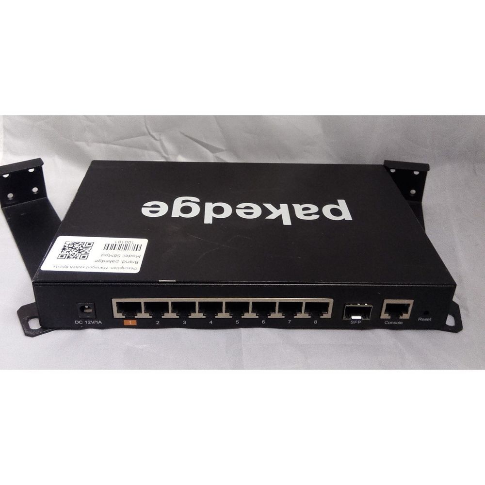 Pakedge S8Mpd 8 port + SFP port Managed Switch