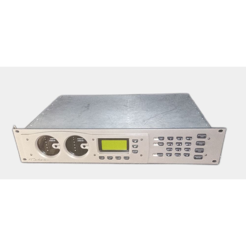 Telos 2X12 digital telephone hybrid system radio & television broadcast studios