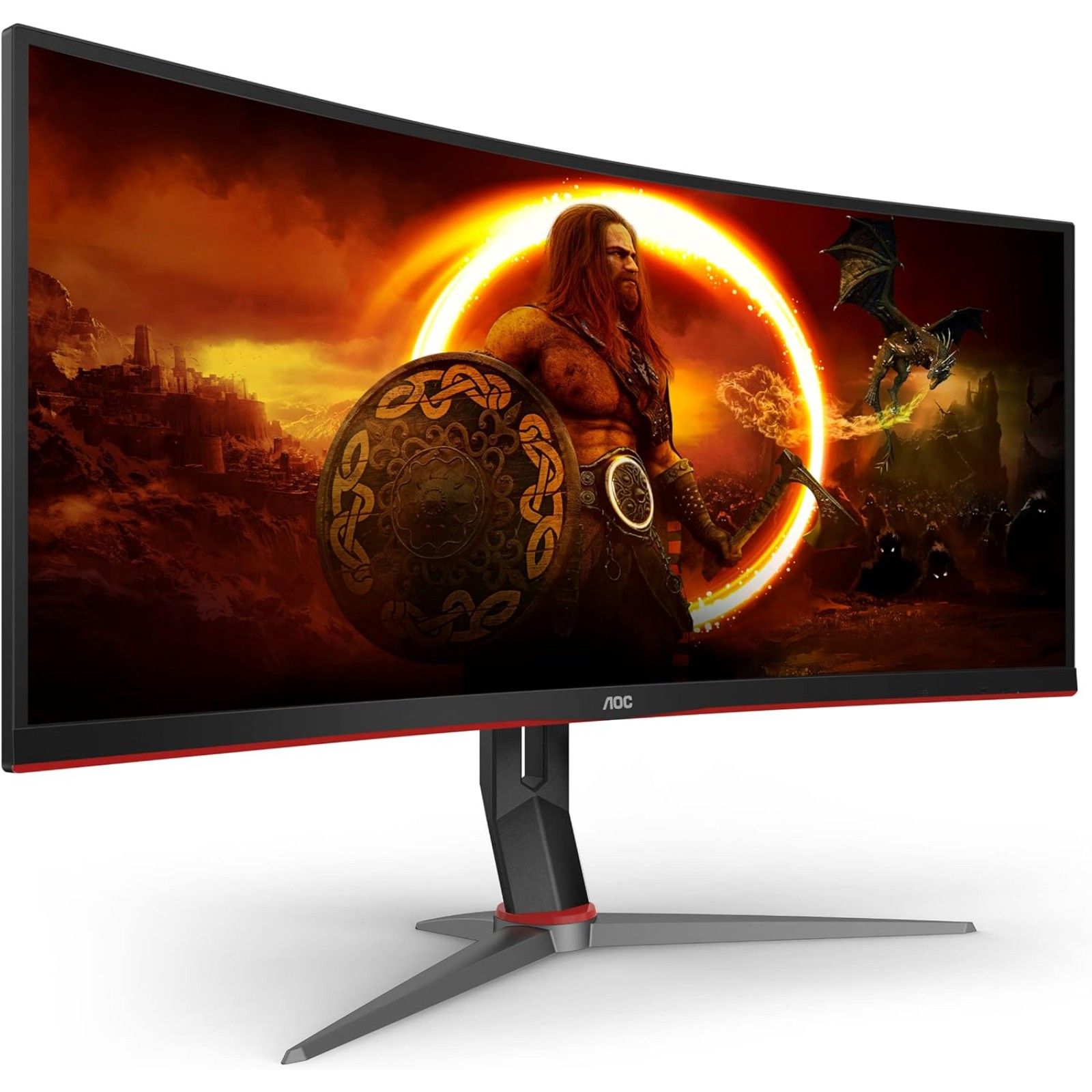 AOC CU34G2X 34" 1ms 144Hz  Curved Frameless Gaming UltraWide QHD 3440x1440