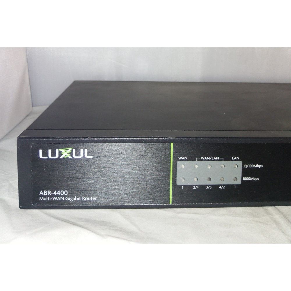 LUXUL ABR-4400 multi-WAN gigabit router designed for high-performance networking