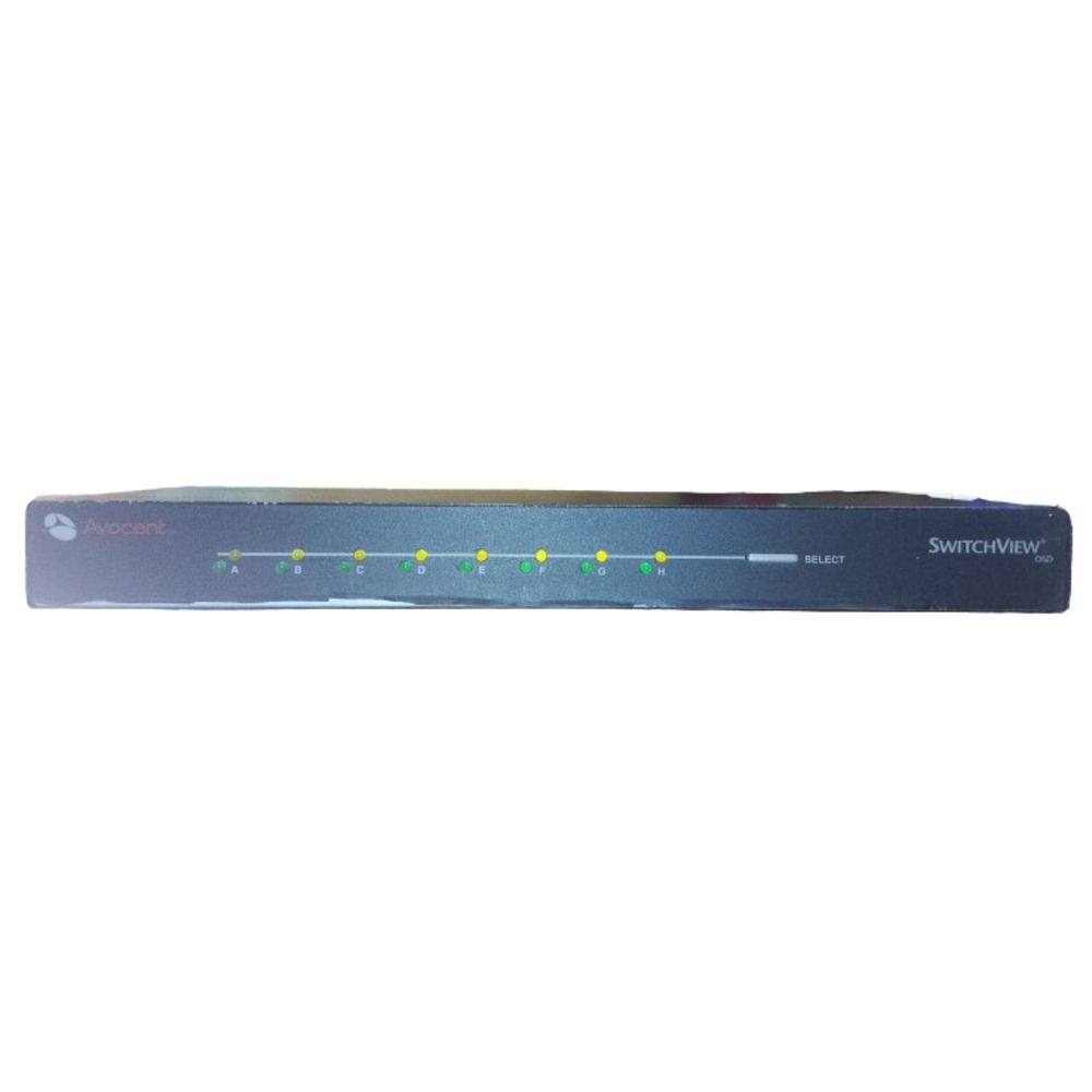 Avocent Switch View 8-port device Keyboard, Video, Mouse (KVM) switch VGA PS/2.
