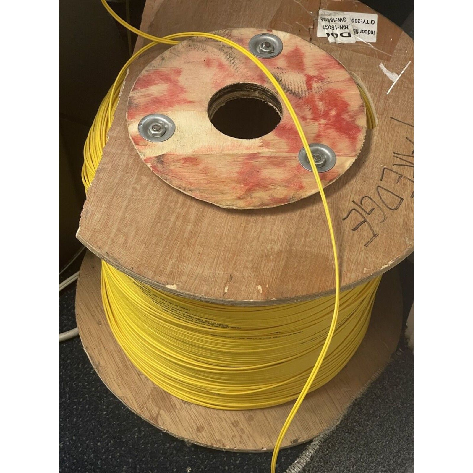 Indoor OPTICAL FIBER CABLE SM 9/125um 1694M