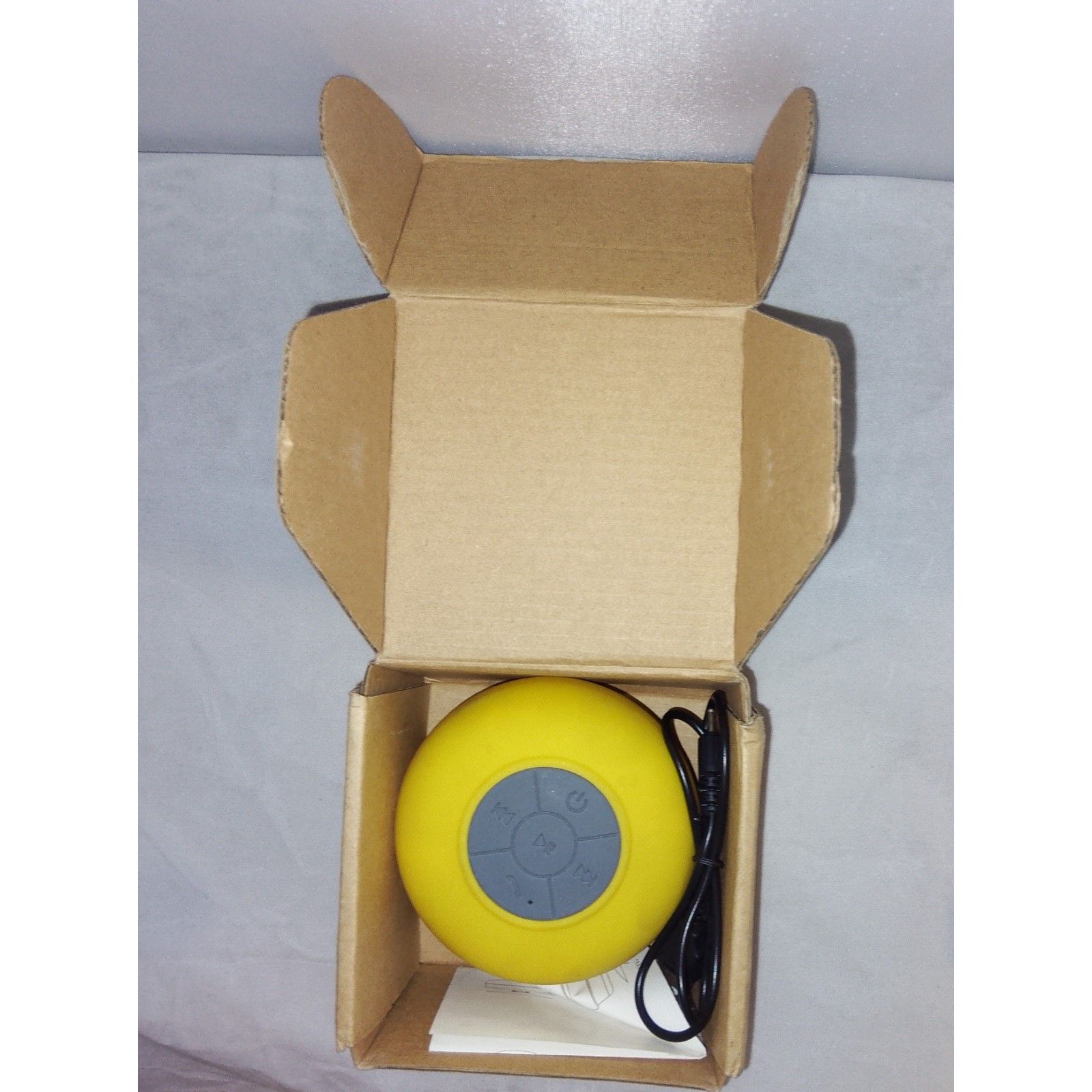 Waterproof shower Bluetooth mini stereo speaker Yellow