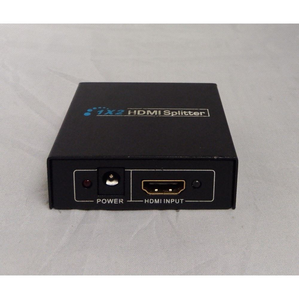 HDMI Splitter Duplicate/Mirror One Input to Two Outputs Full 1080p HDCP Splitter