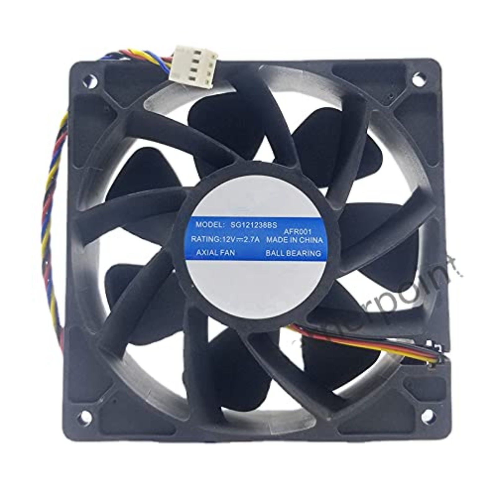 New SJ SG121238BS DC 12V 2.7A S7 S9 T9 L3 Server Square Fan Violence Fan