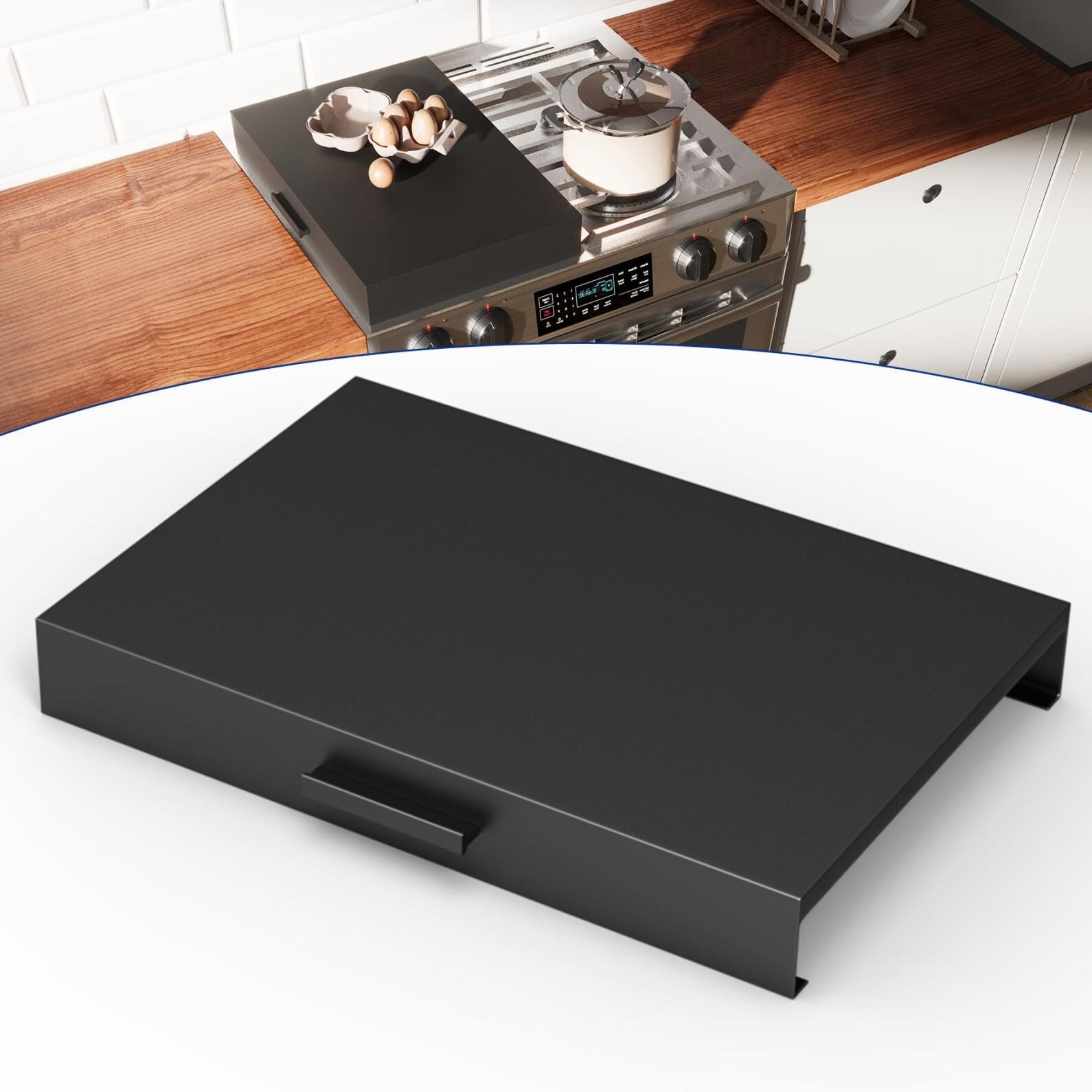 Wintcomfort Stove Top Cover with Handles, Heavy Duty
