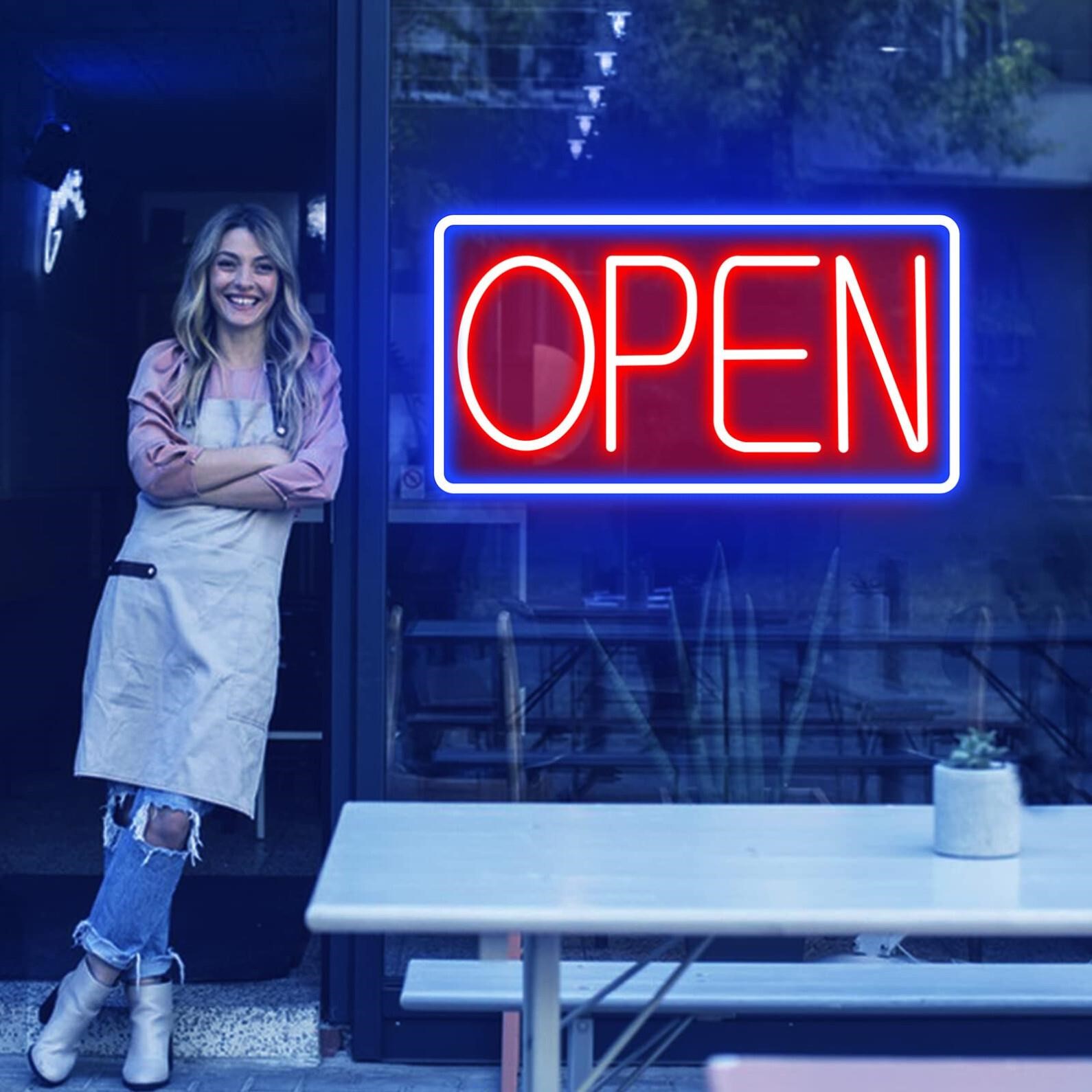 Open Signs for Business Ultra Bright LED Neon Open  Online Only Auction