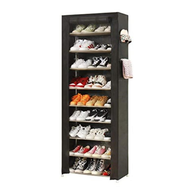 PENGKE Large Shoe Rack Storage Organizer with Dus