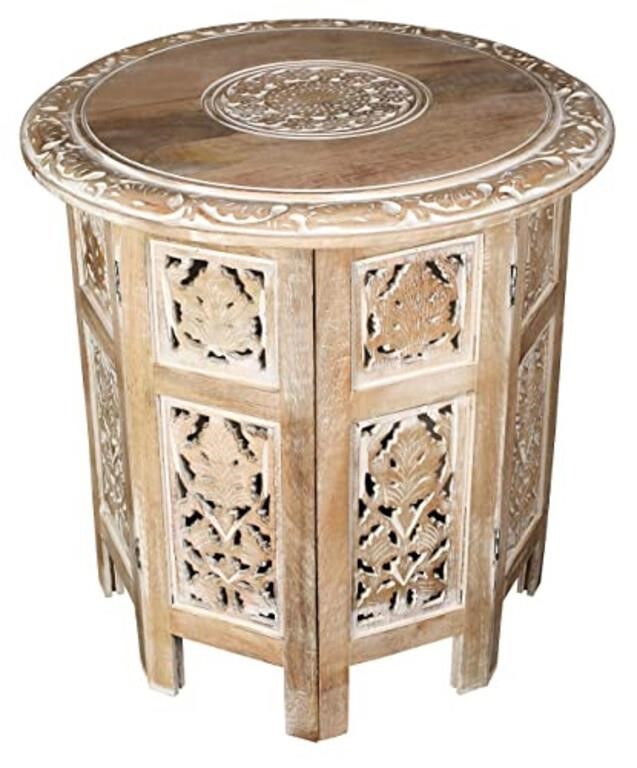 Round Side Table,Small Table, Round End Table,Sid